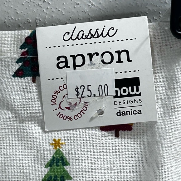 Holiday Tree Pattern Kitchen Baking Cooking Apron - Picture 5 of 9